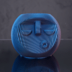 PLA Silk Two Colors: Blue and Red