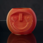 PLA Silk Two Colors: Red and Gold