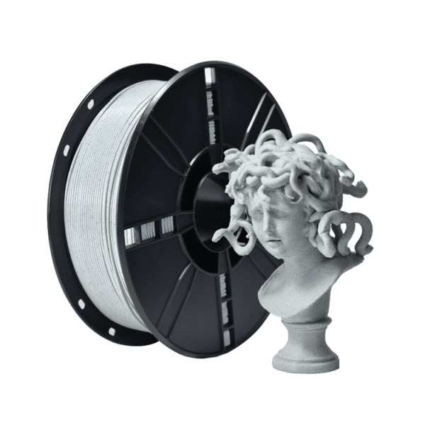 Filamento STLFLIX 1kg PLA Cor: Mármore Cinza