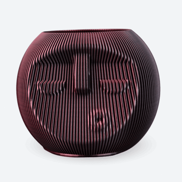 Filamento STLFLIX 1kg PLA Silk Duas Cores: Vermelho e Preto
