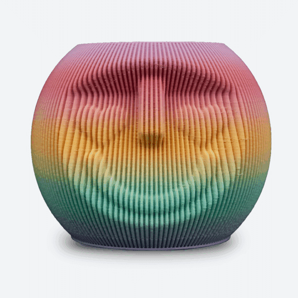 Filamento STLFLIX 1kg PLA Cor: Bala Arco Íris Matte